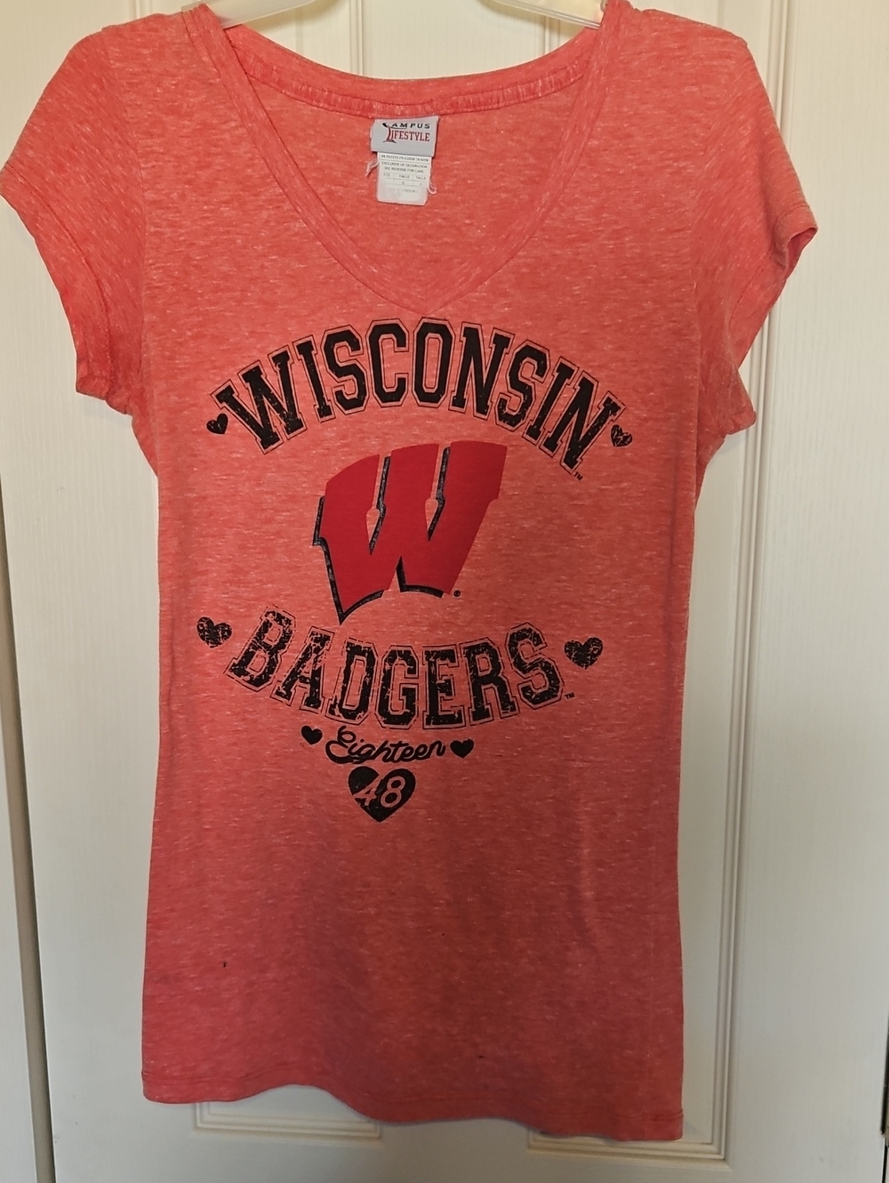 Wisconsin Badgers V-Neck Shirt